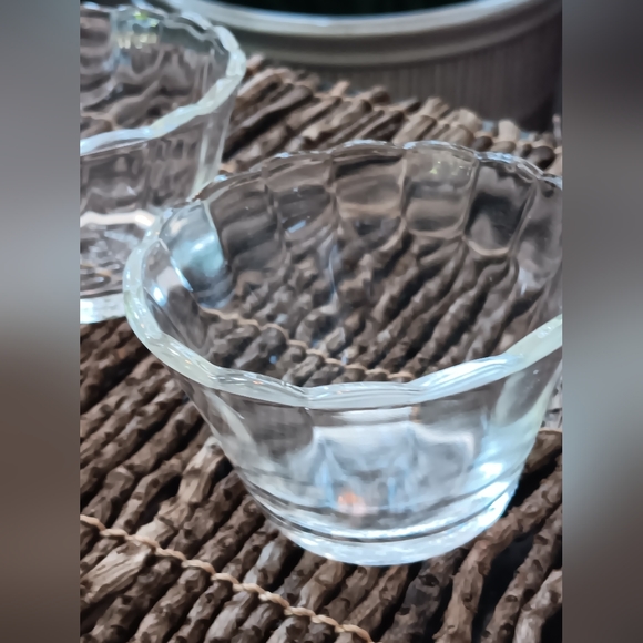 Vintage Fire King Fireking scalloped edge ramekin custard cups 422 - Picture 2 of 7